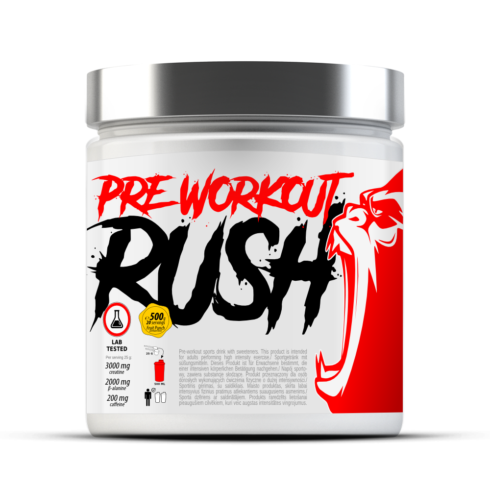 RUSH Pre Workout nuo 9.39