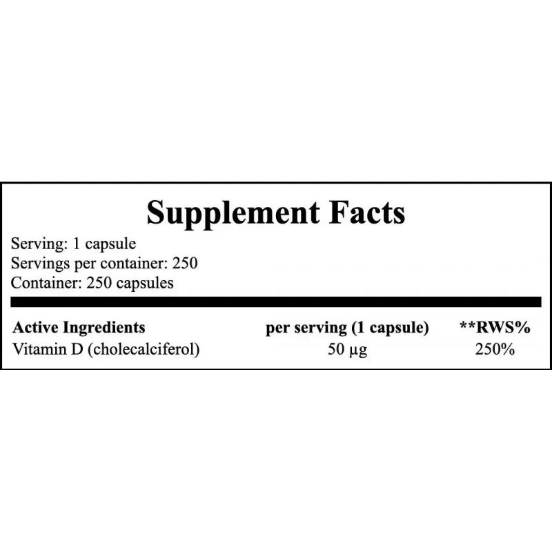 SWANSON Vitamin D-3 2000 IU