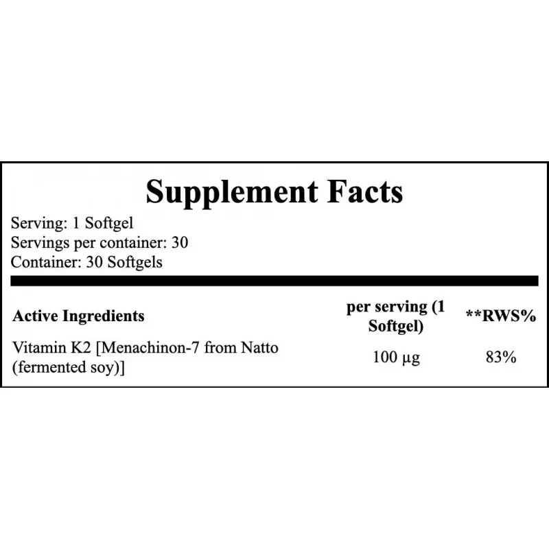 SWANSON Vitamin K-2