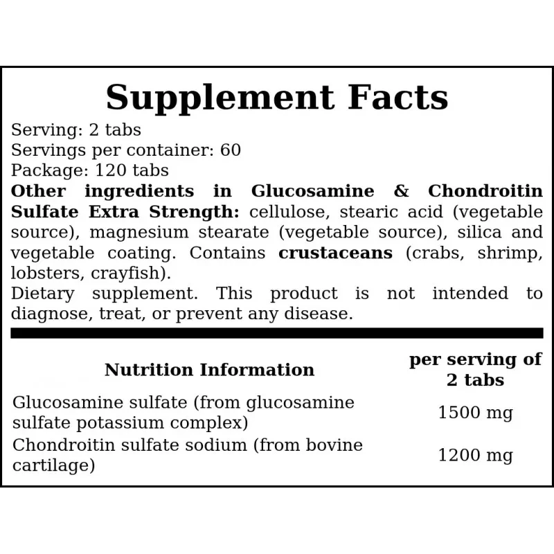 NOW Glucosamine & Chondroitin