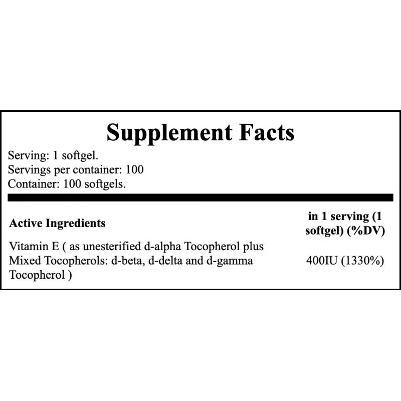 NOW Vitamin E-400