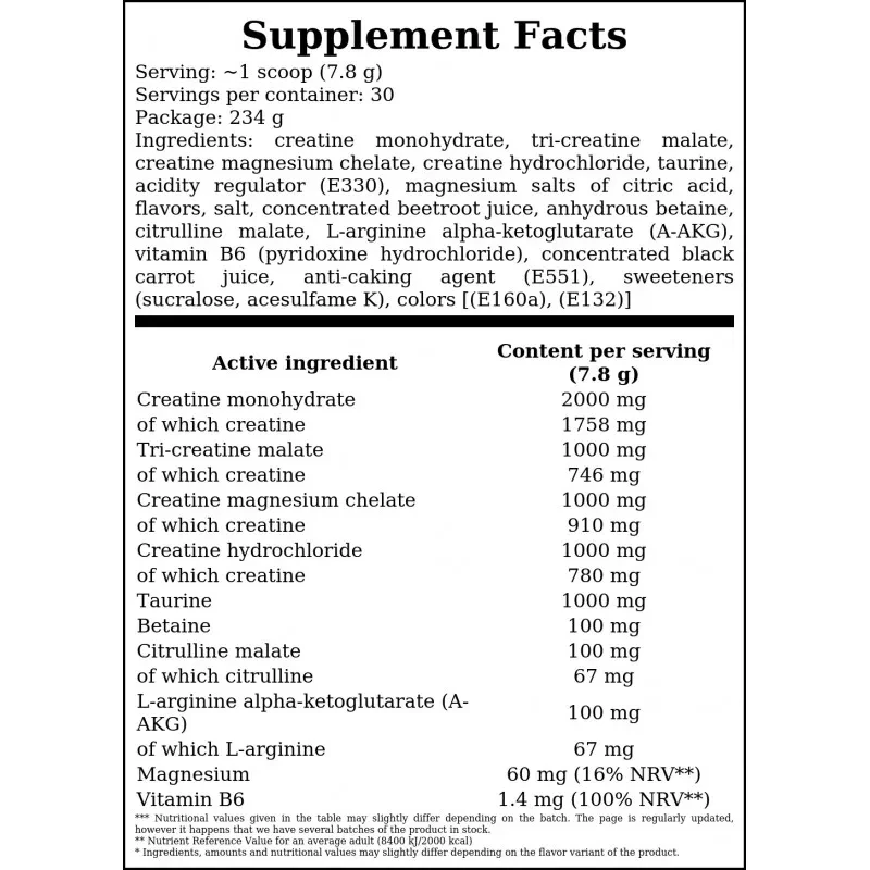 Fitness Authority Crea10