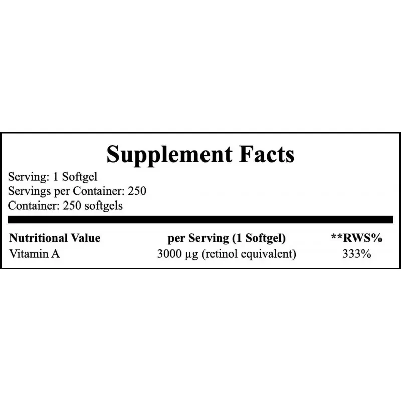 SWANSON Vitamin A 10000 IU