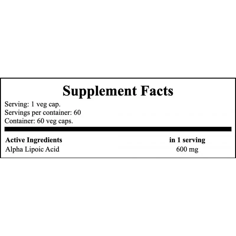 NOW Alpha Lipoic Acid 600 mg