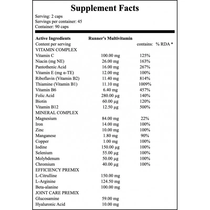 TREC Runner’s Multivitamin