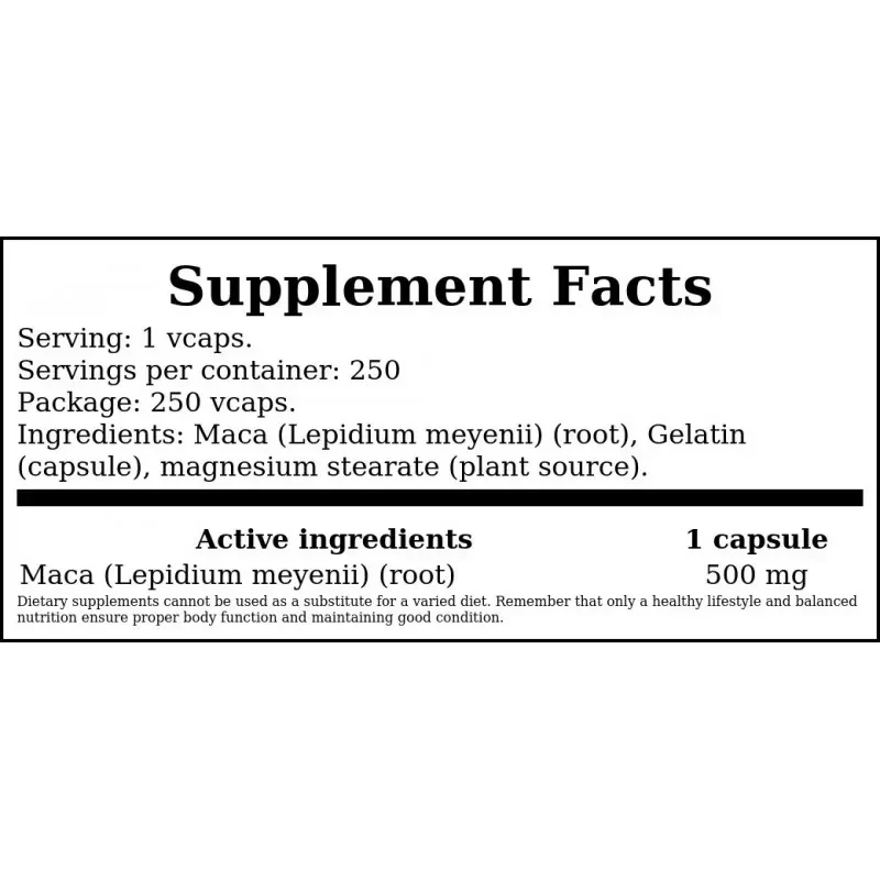 NOW Maca 500mg