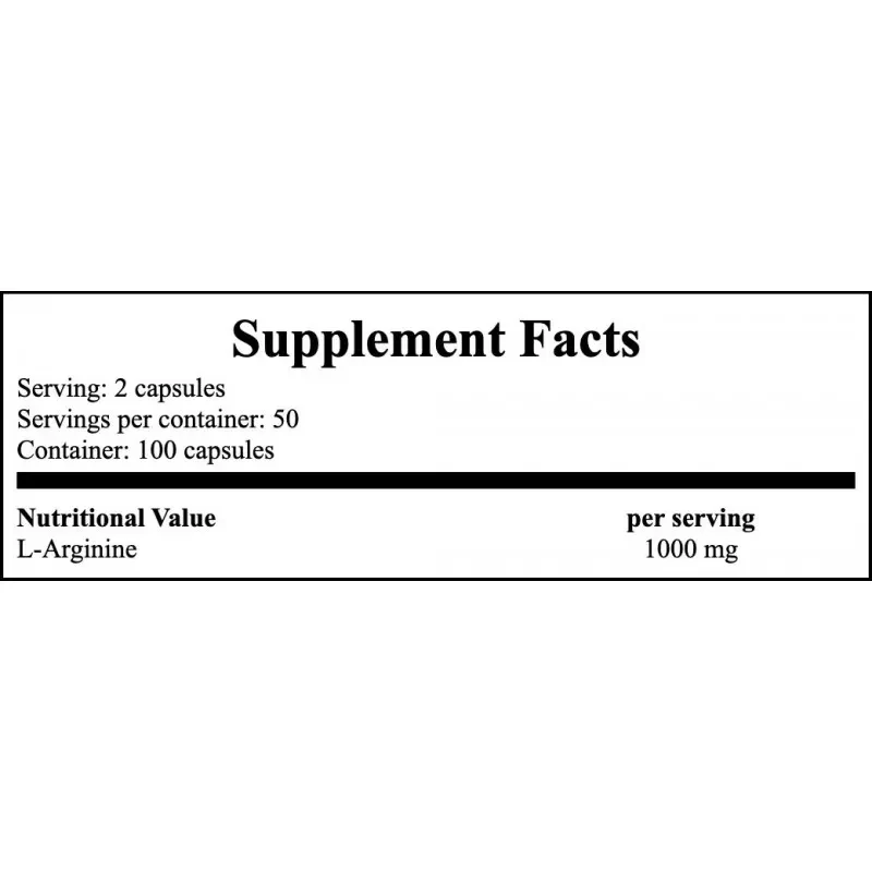 NOW L-Arginine 500mg