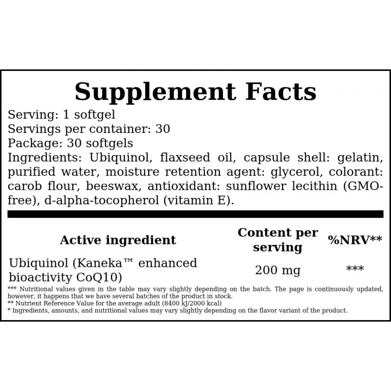 SWANSON Ubiquinol 200 mg