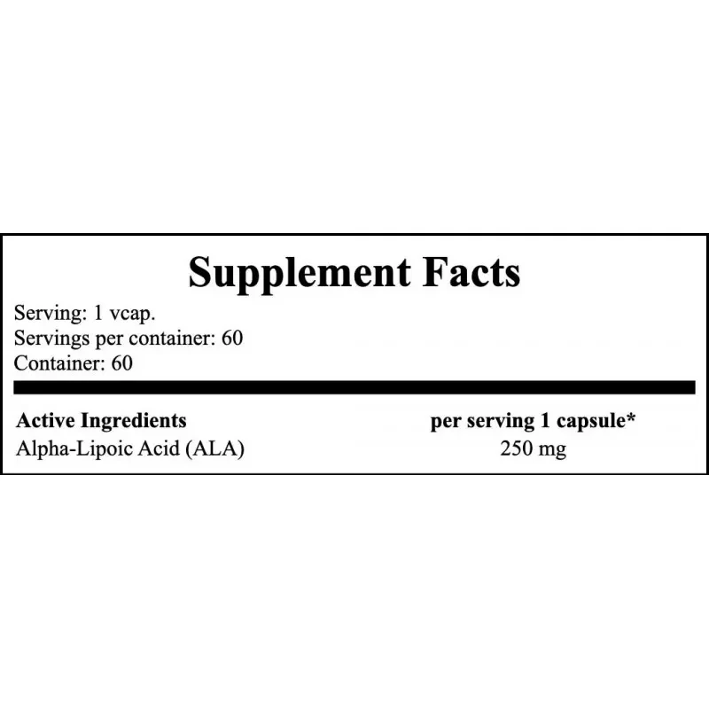 NOW Alpha Lipoic Acid 250 mg