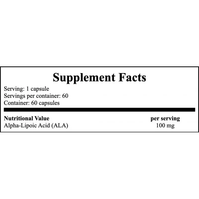 NOW Alpha Lipoic Acid 100 mg