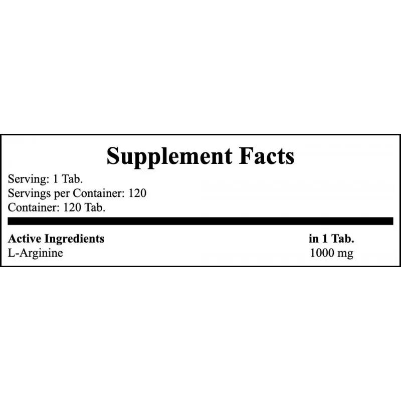 NOW L-Arginine 1000mg