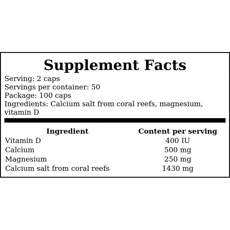 NOW Coral Calcium