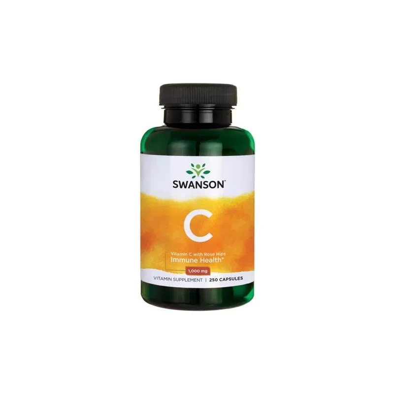 SWANSON Vitamin C 1000 mg with Rose Hips