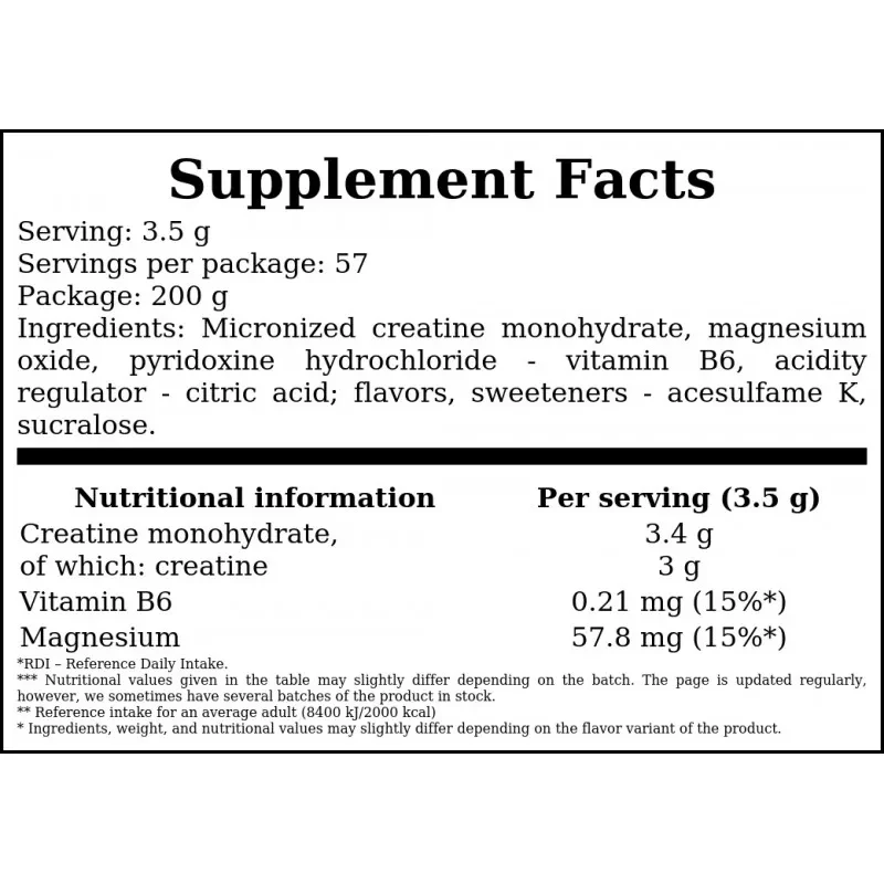 OLIMP Rocky Athletes Creatine