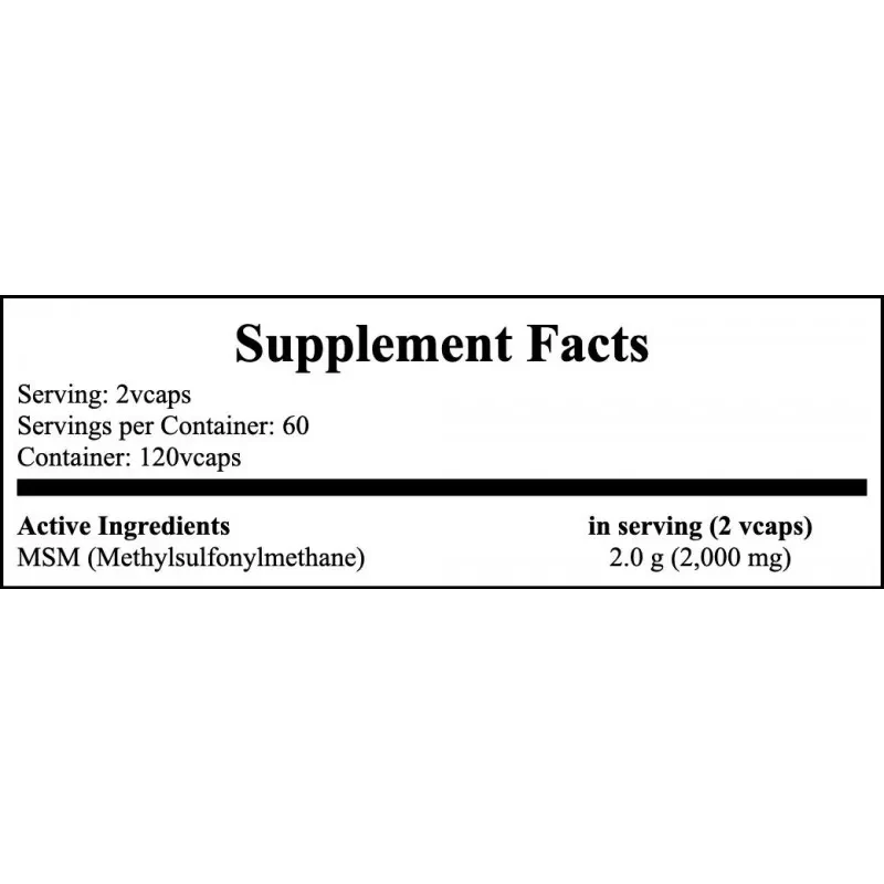 NOW MSM 1000mg