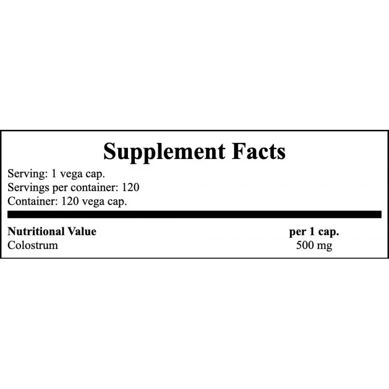 NOW Colostrum 500mg