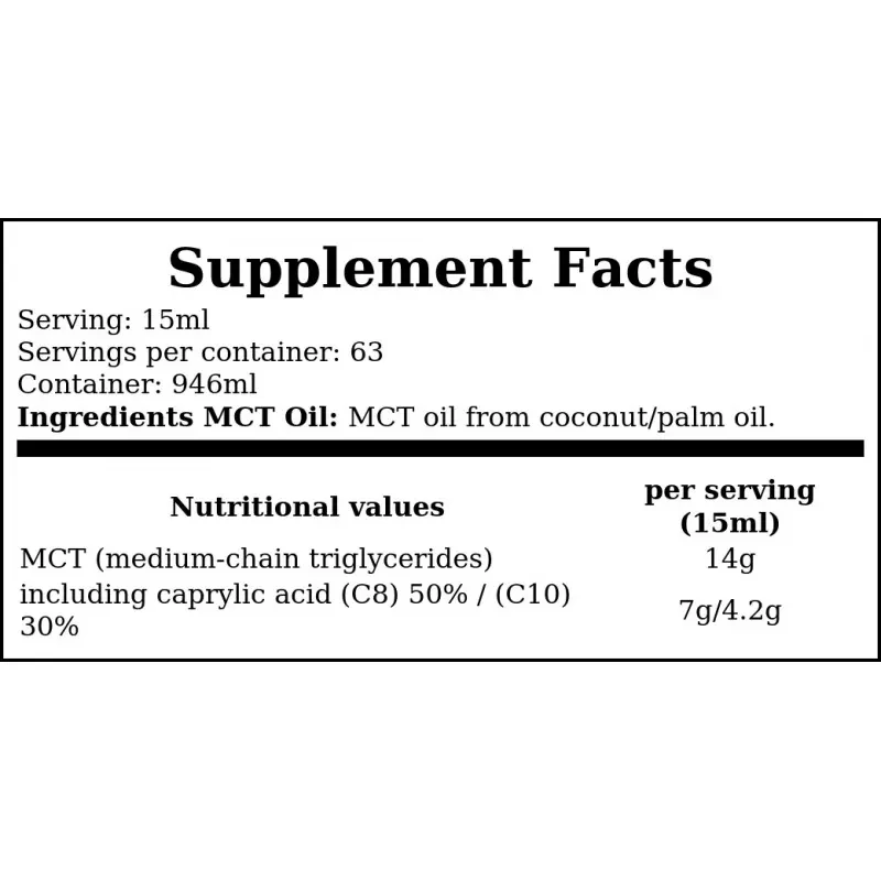 NOW MCT Oil