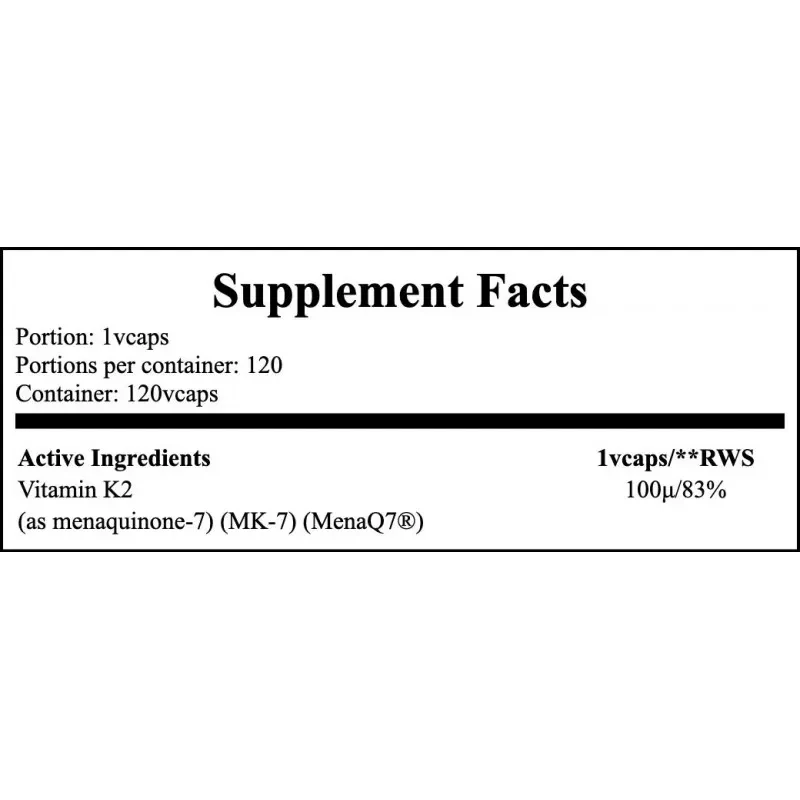 NOW Vitamin K-2 MK7
