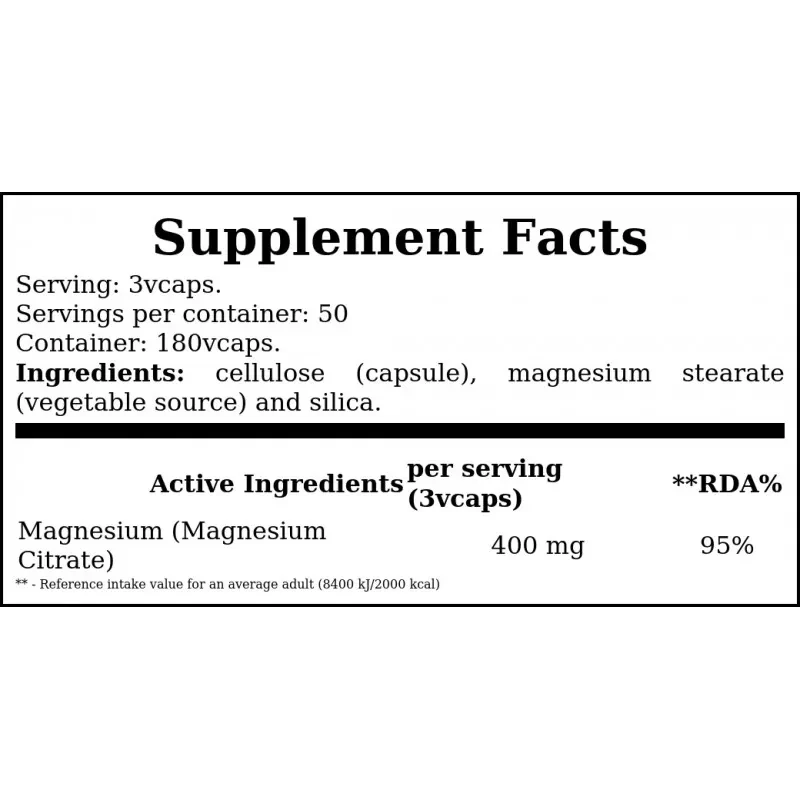 NOW Magnesium Citrate Softgels