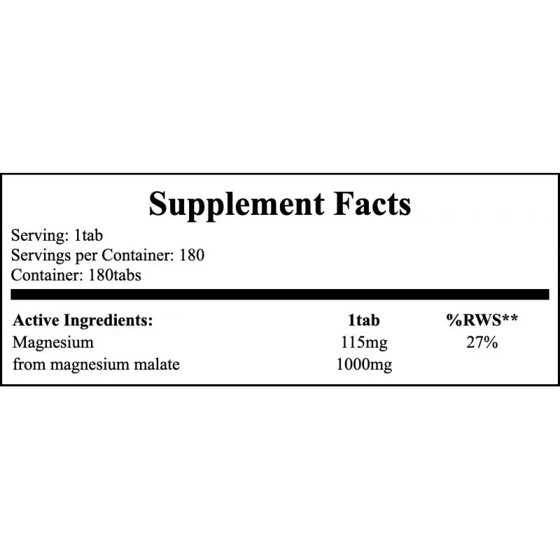 NOW Magnesium Malate